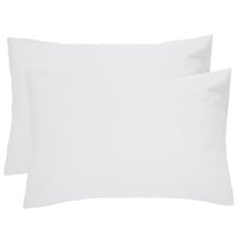 White French Flax Linen Standard Pillowcases (Set of 2)
